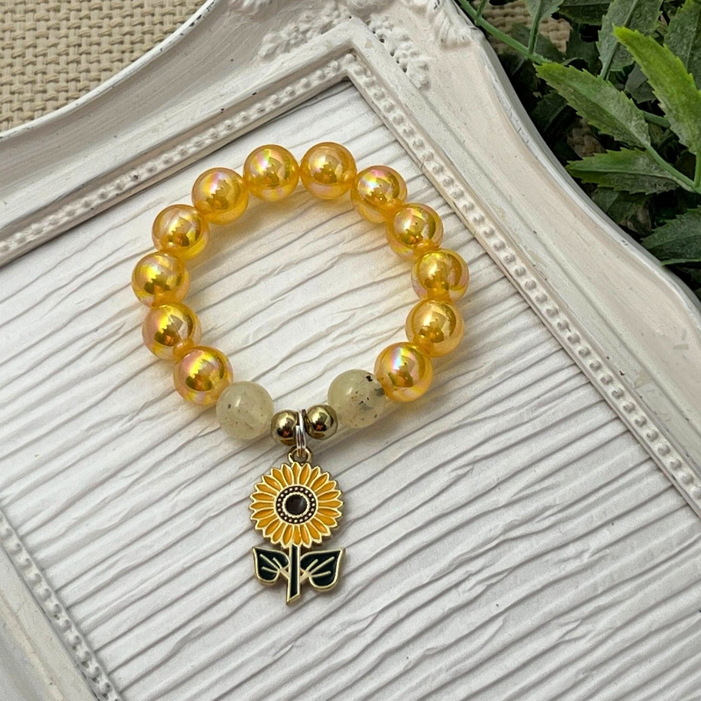 Sunflowers Bracelet - stacks available