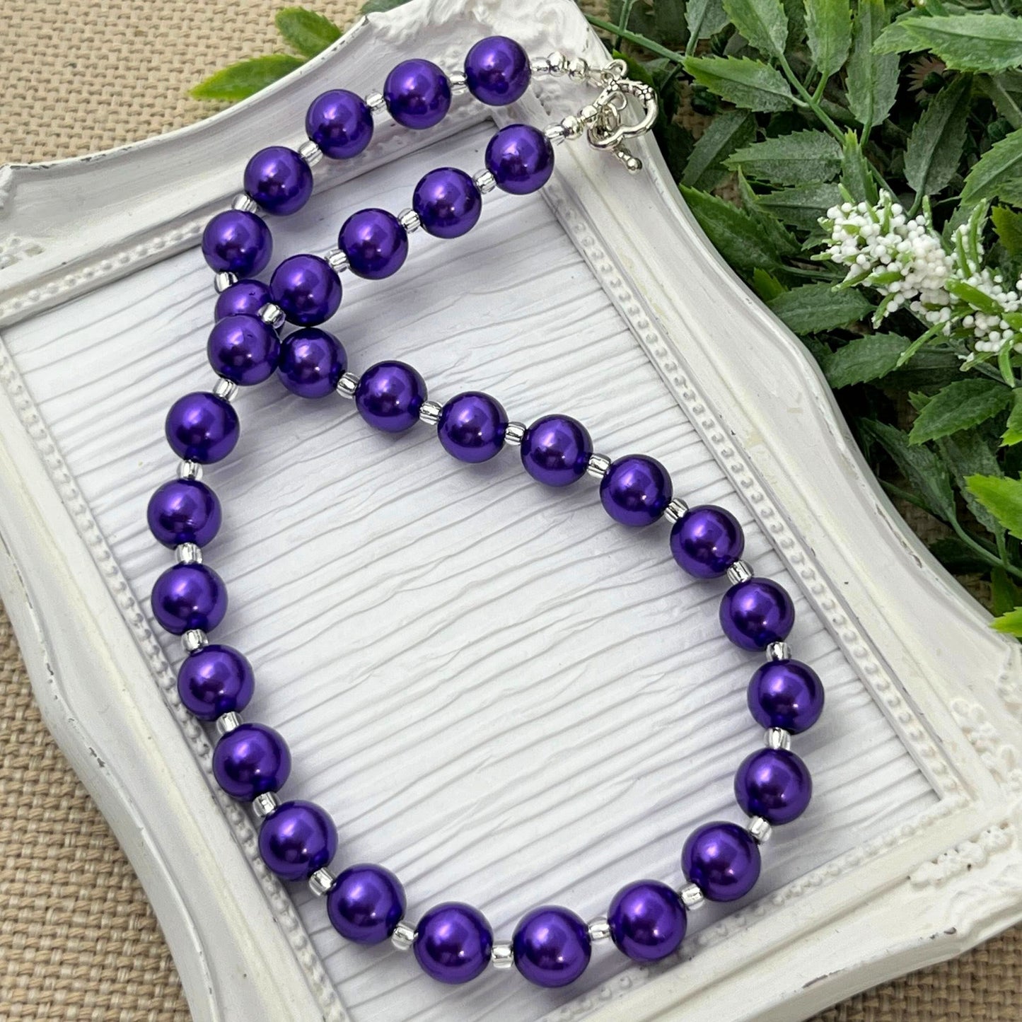 Amethyst Bitty Bead Necklace
