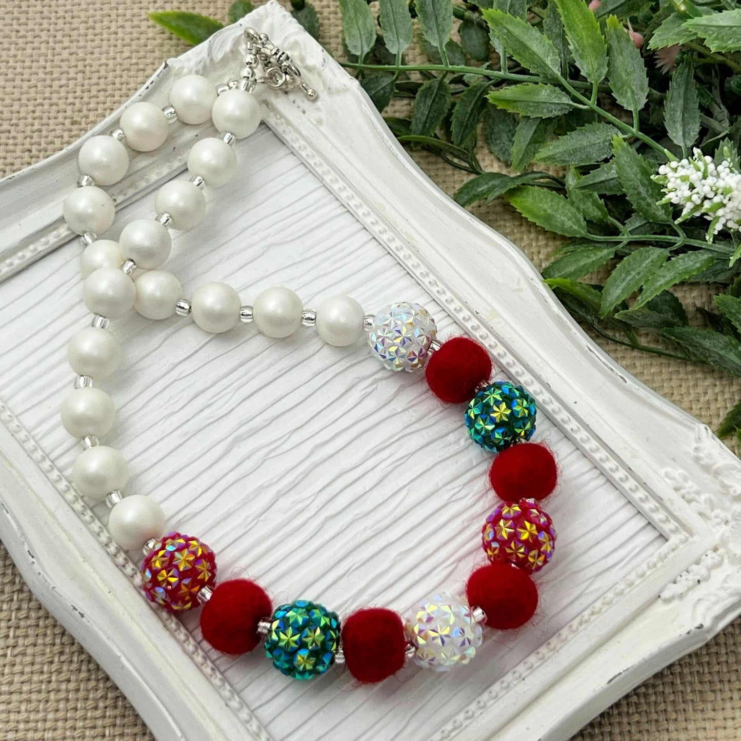 Red & Green Holiday Bitty Bead