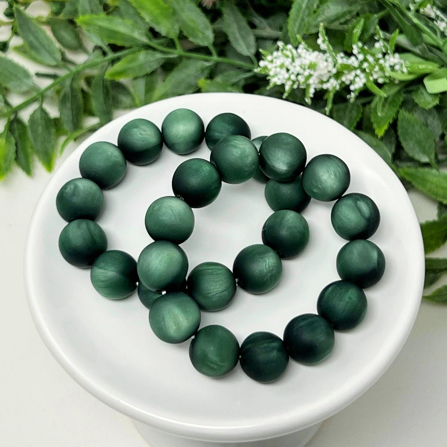 12mm Deep Sea Moss Bracelet