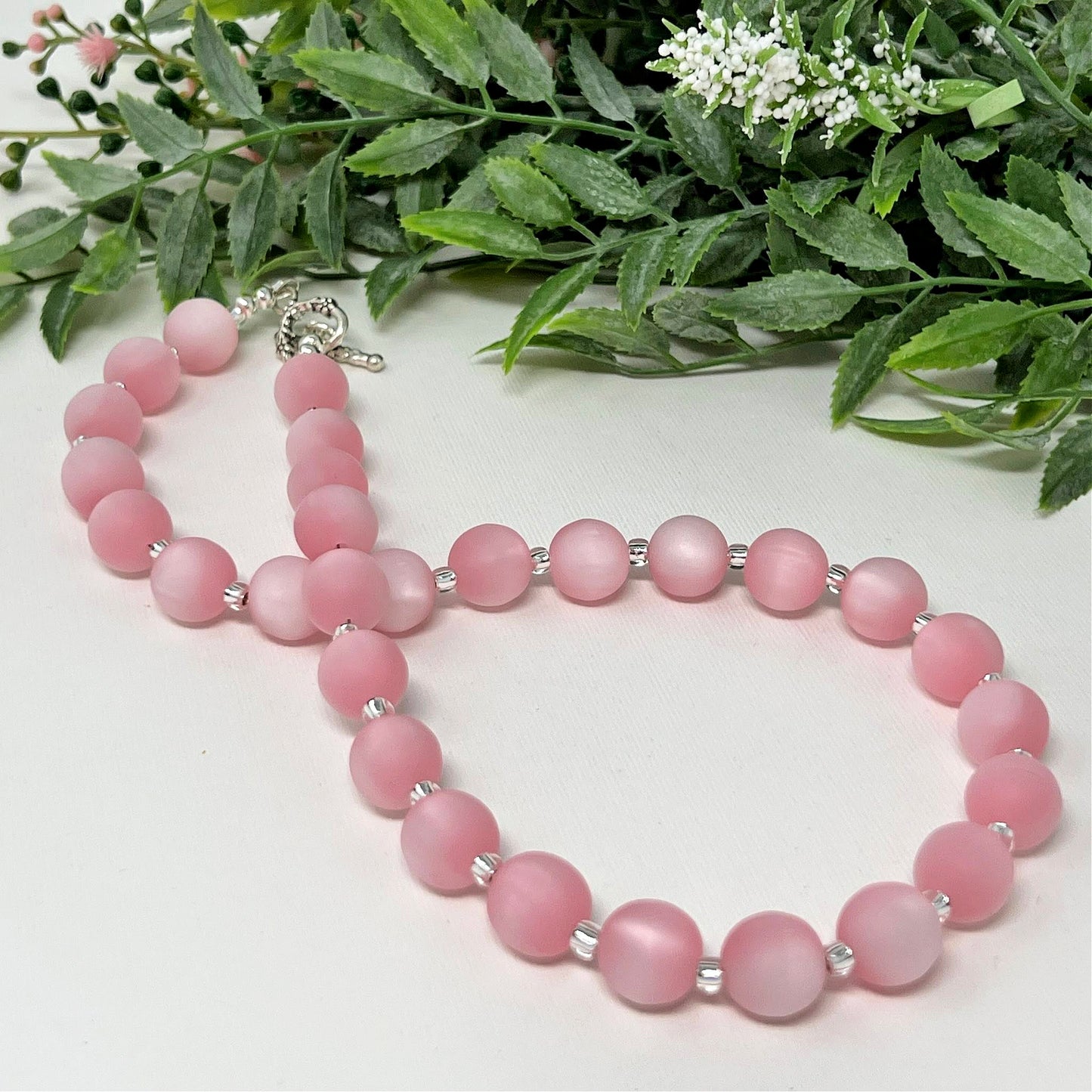 Blush Shell Bitty Bead Necklace