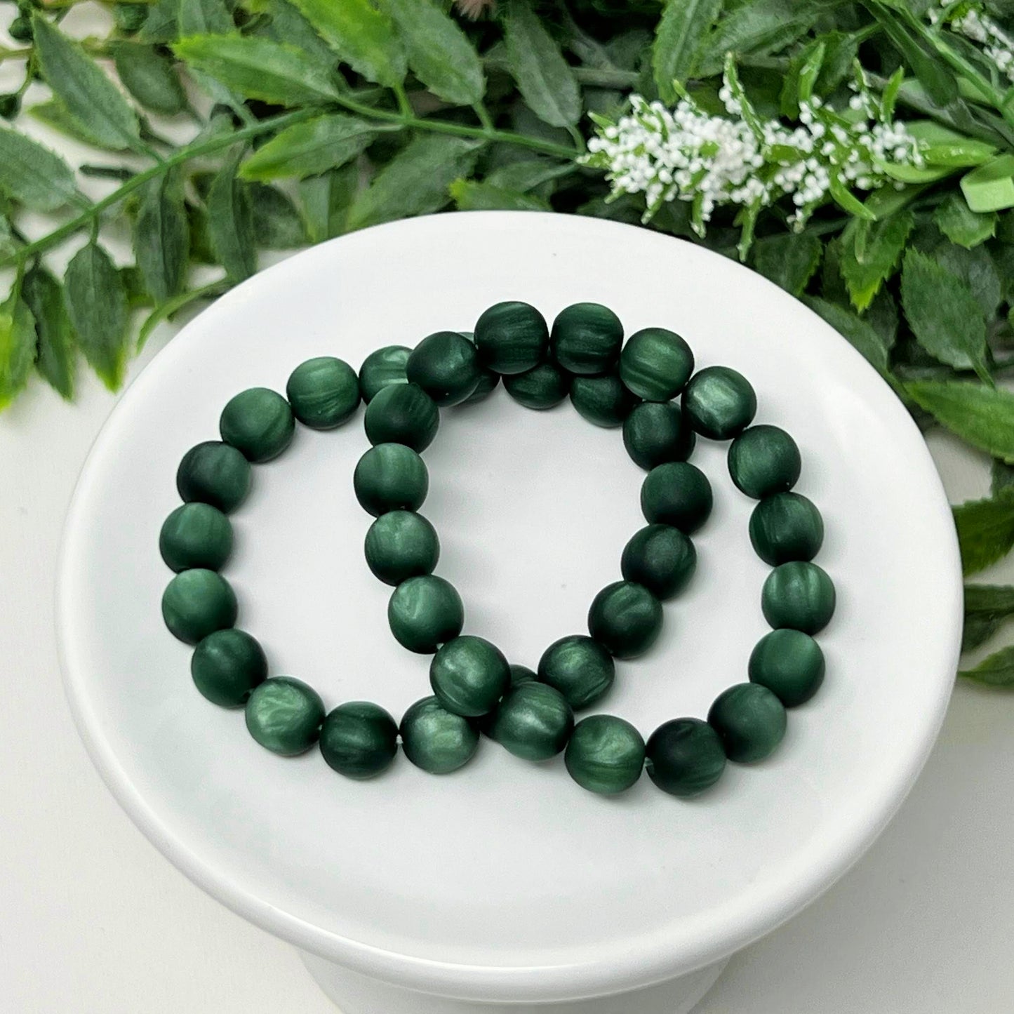 8mm Deep Sea Moss Bracelet