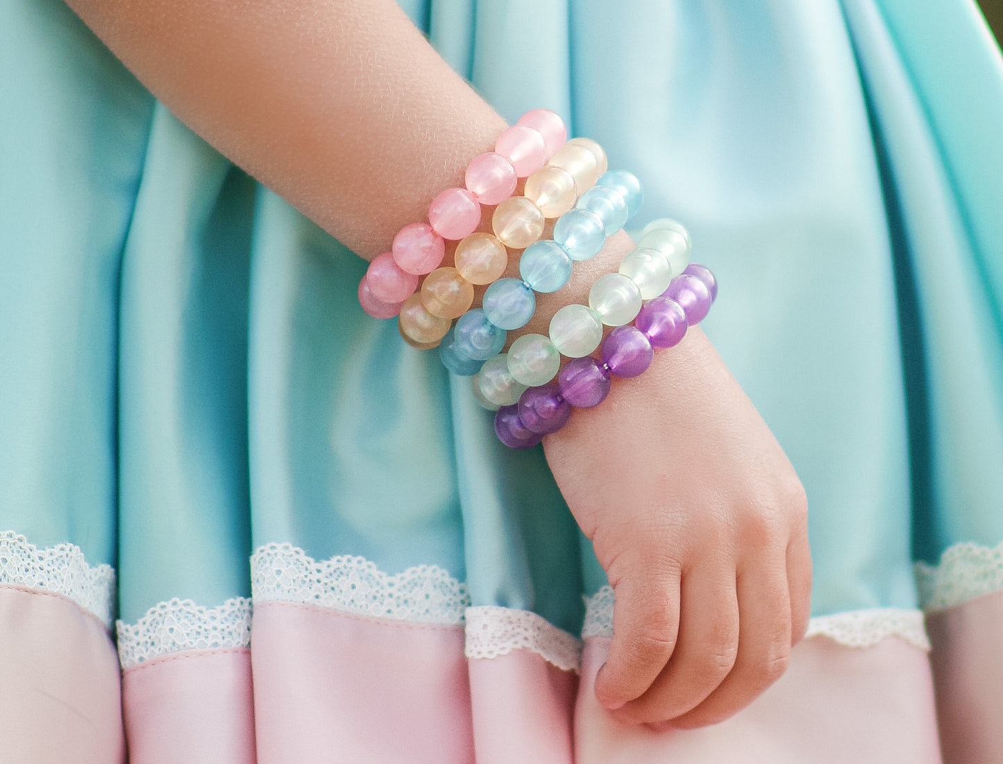 Iridescent Stretch Bracelets