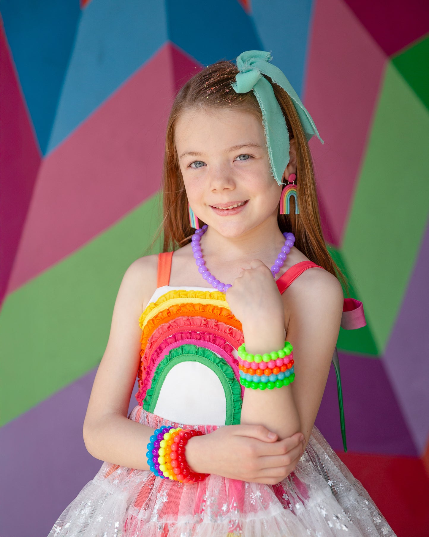 Neon Solid Bitty Bead Necklace