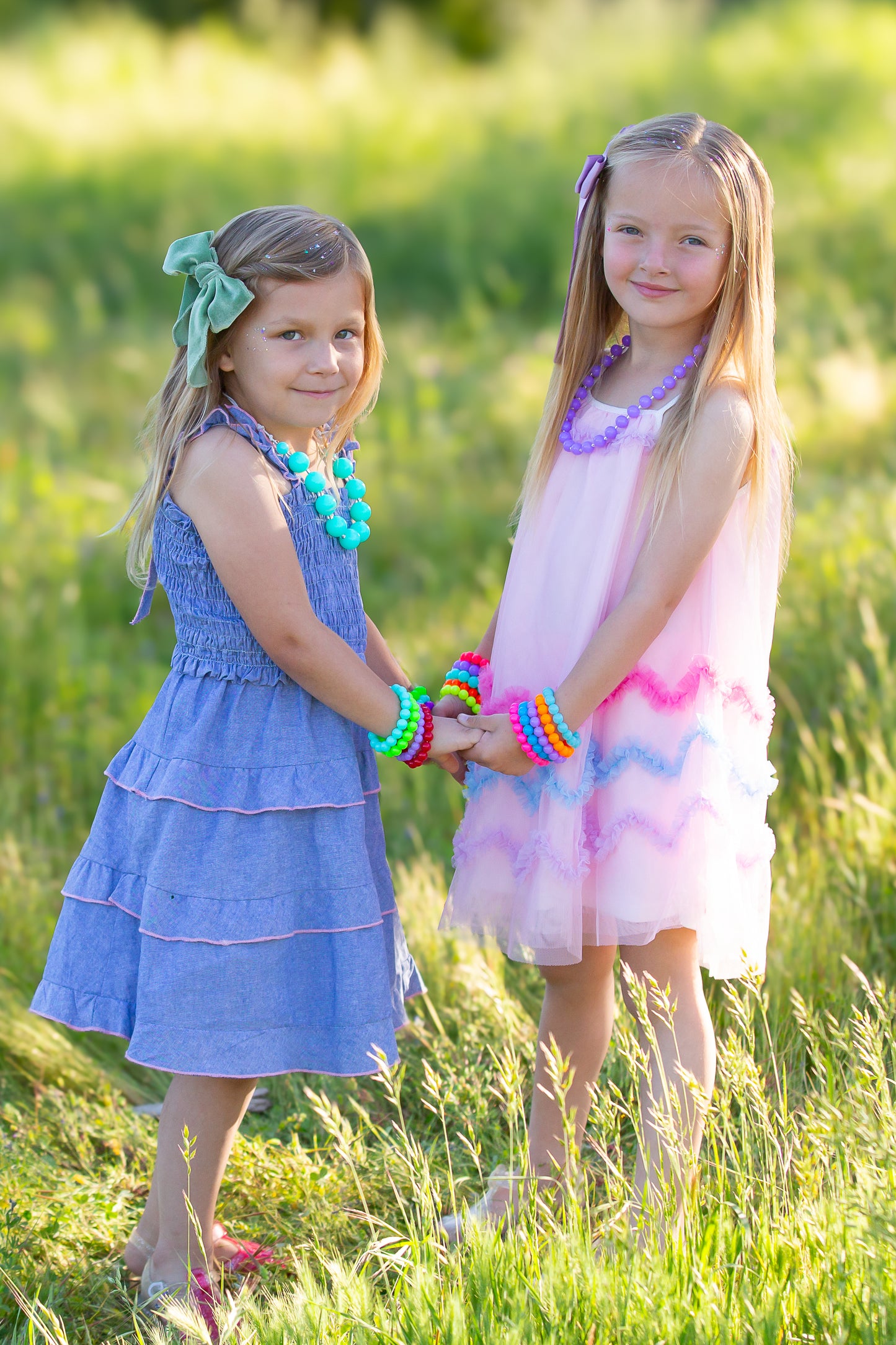 Neon Solid Bitty Bead Necklace