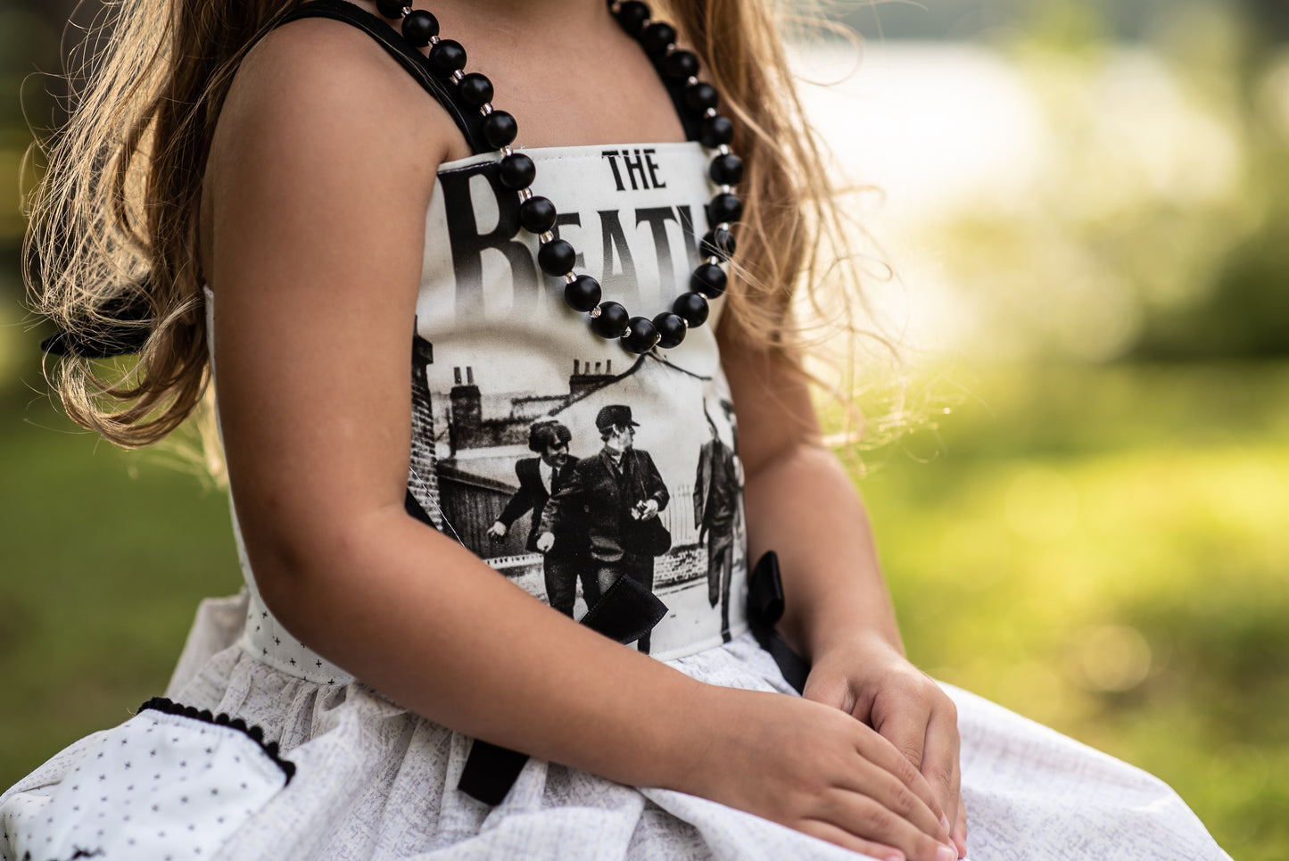 Black Matte Bitty Bead Necklace