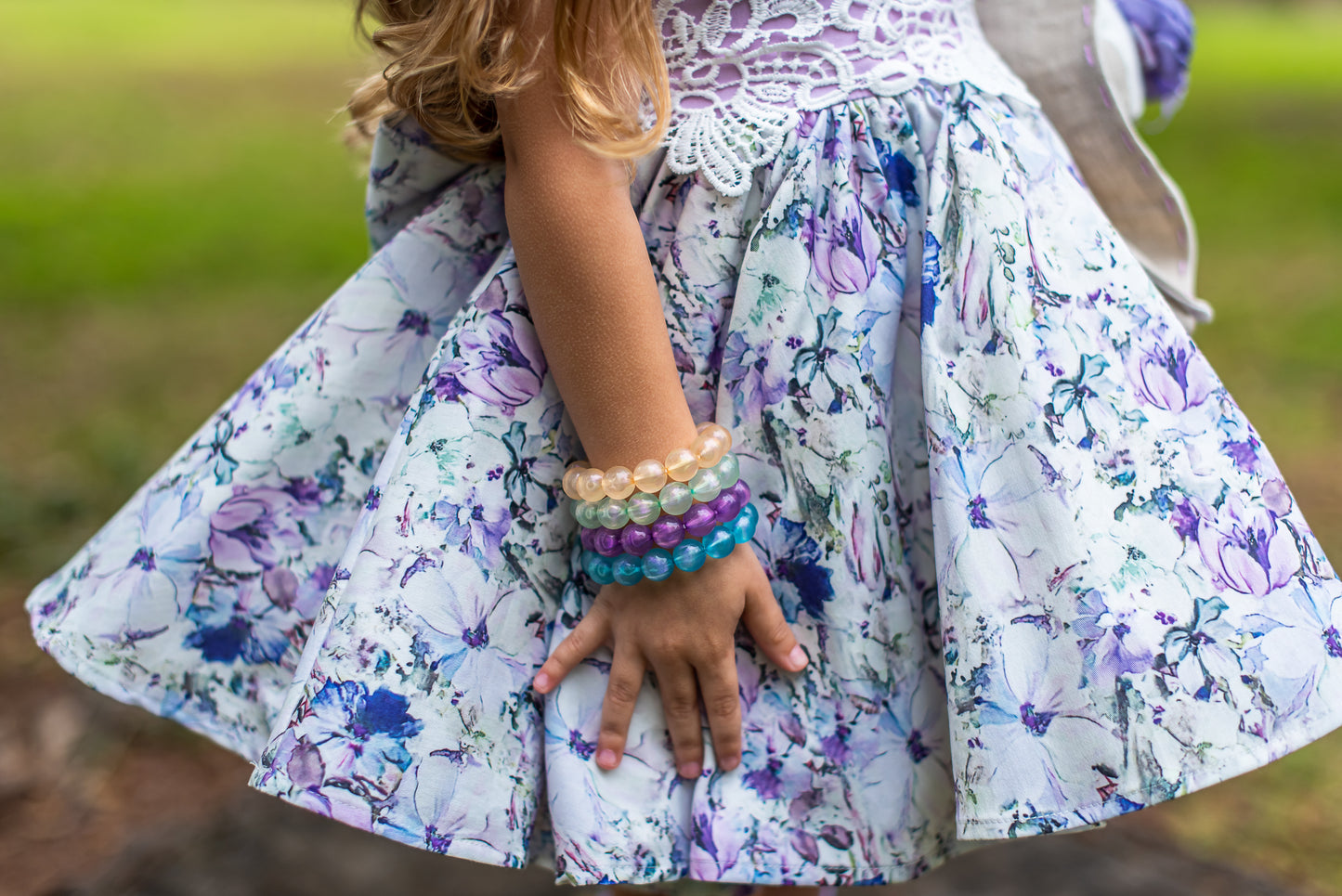 Iridescent Stretch Bracelets
