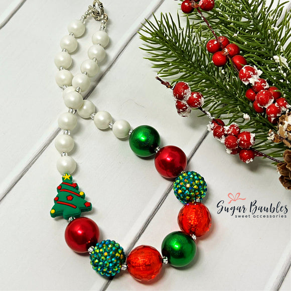 Christmas Tree Not-so-chunky Necklace