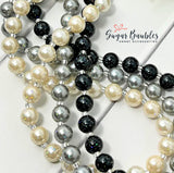 Glittered Pearl Necklace
