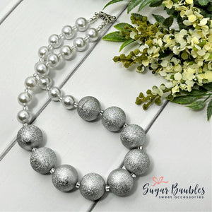 Silver Stardust Not-so-chunky Necklace