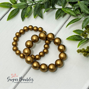 Gold Matte Bracelets