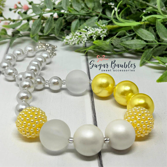 Yellow Not-so-chunky Necklace