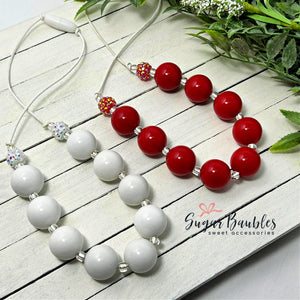 Corded Solids - White or Red