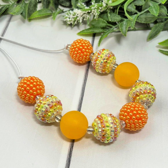 Candy Corn Cord Necklace