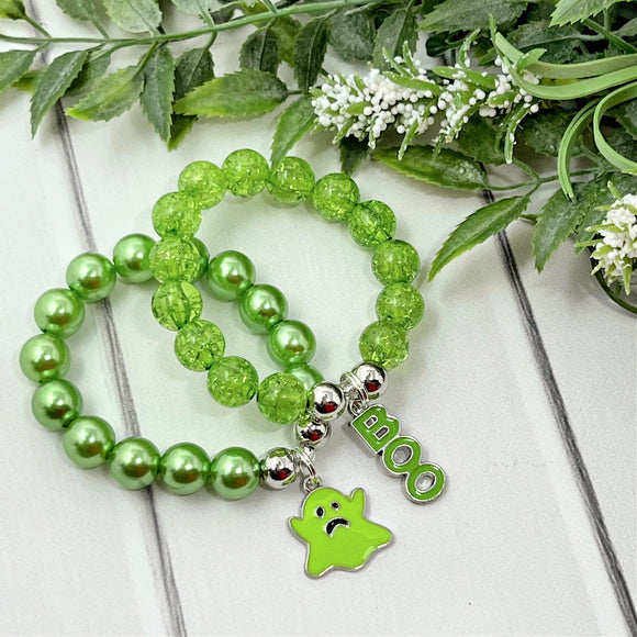 Boo Bracelet Set - Green