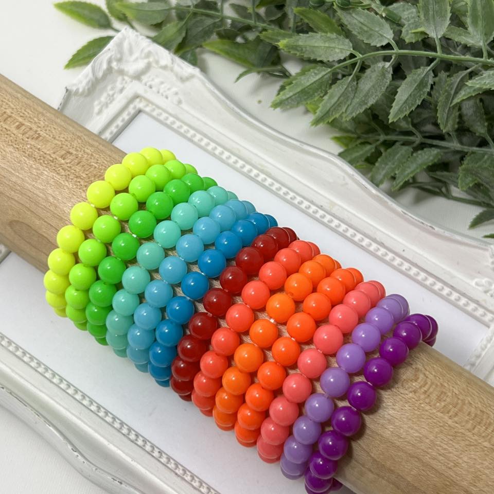 8mm Neon Bracelets