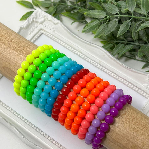 8mm Neon Bracelets