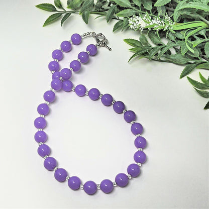 Neon Solid Bitty Bead Necklace