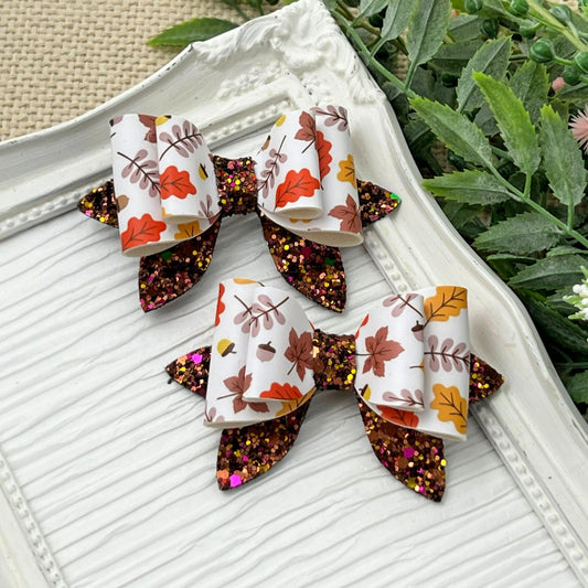 Fall Leaves Piggy Set