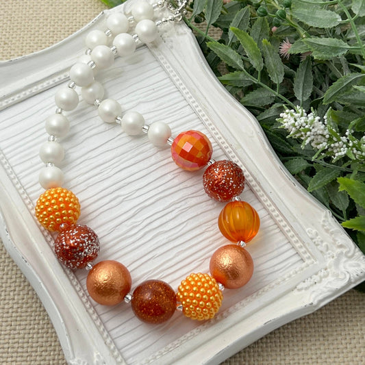 Pumpkin Pie Not-so-chunky Necklace