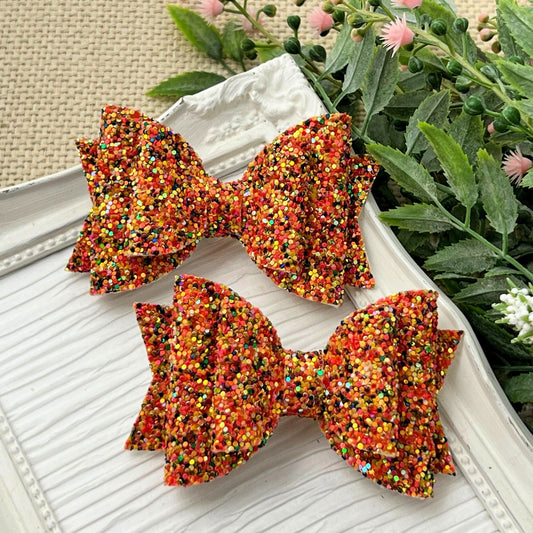 Cornucopia Glitter Bow