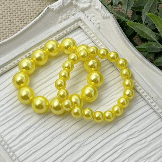 Sunshine Pearl Bracelets - 8mm or 12mm