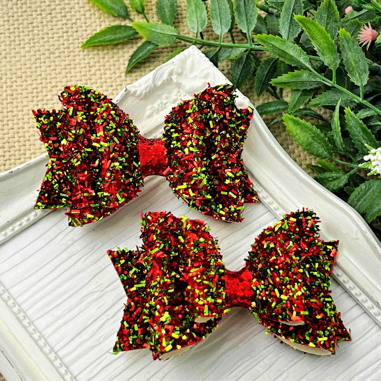 Red and Green Tinsel