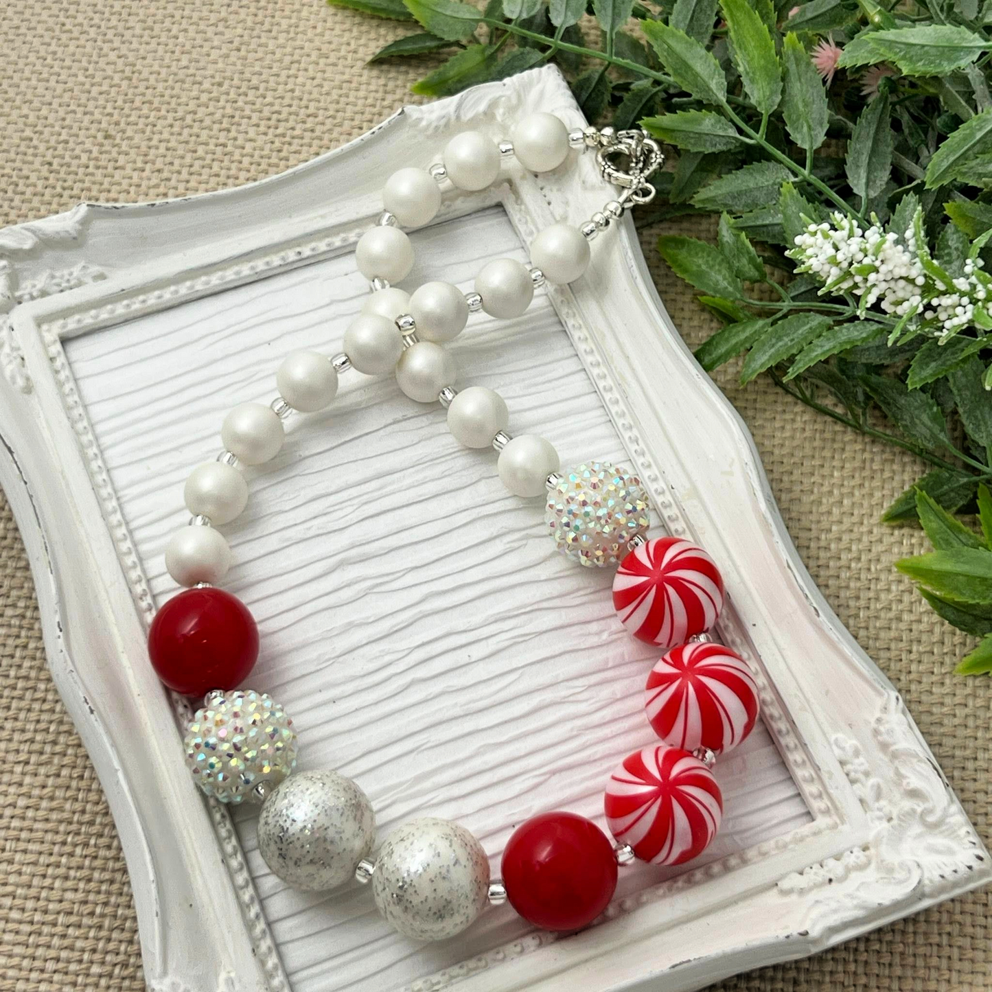 Peppermint Not-so-chunky Necklace