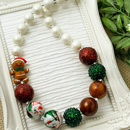 Gingerbread Not-so-chunky Necklace
