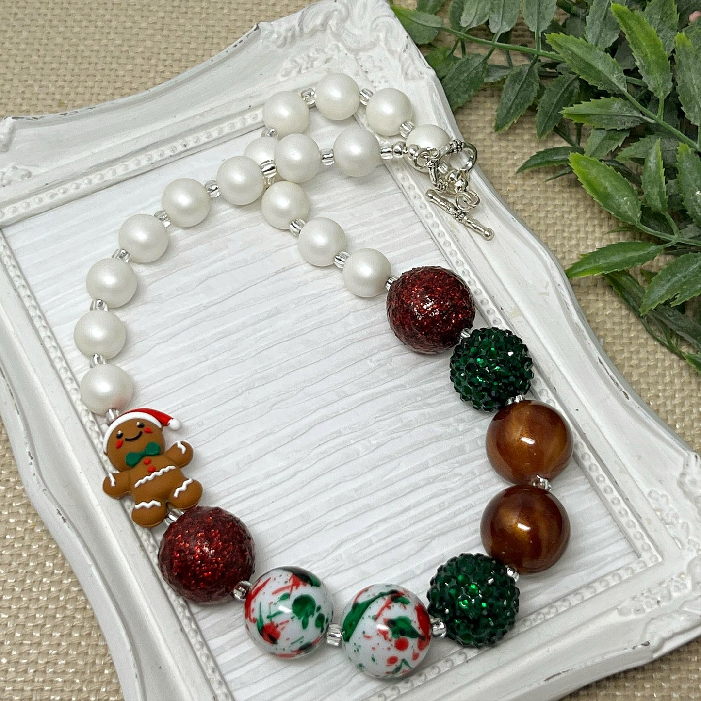 Gingerbread Not-so-chunky Necklace