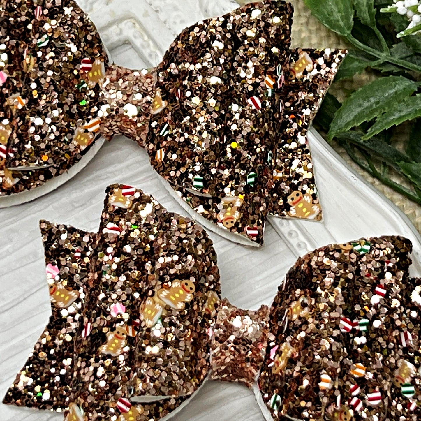 Gingerbread Sprinkles Bow