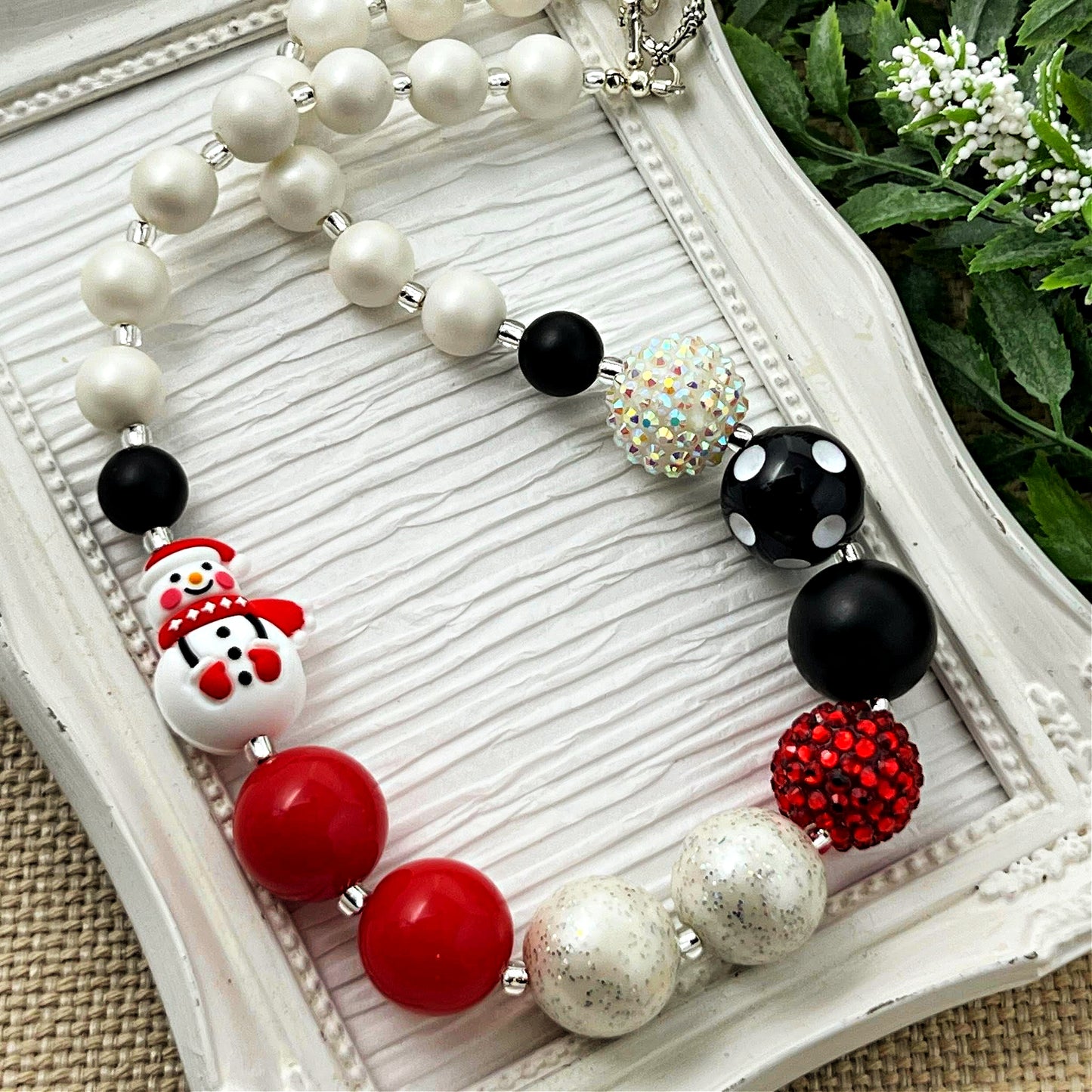 Snowman Not-so-chunky Necklace