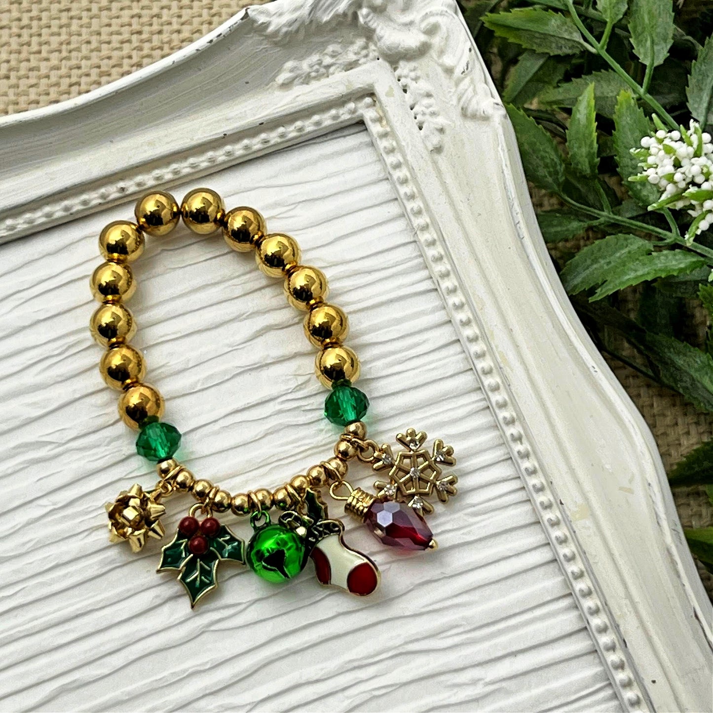 Multi Charm Snowflake Bracelet