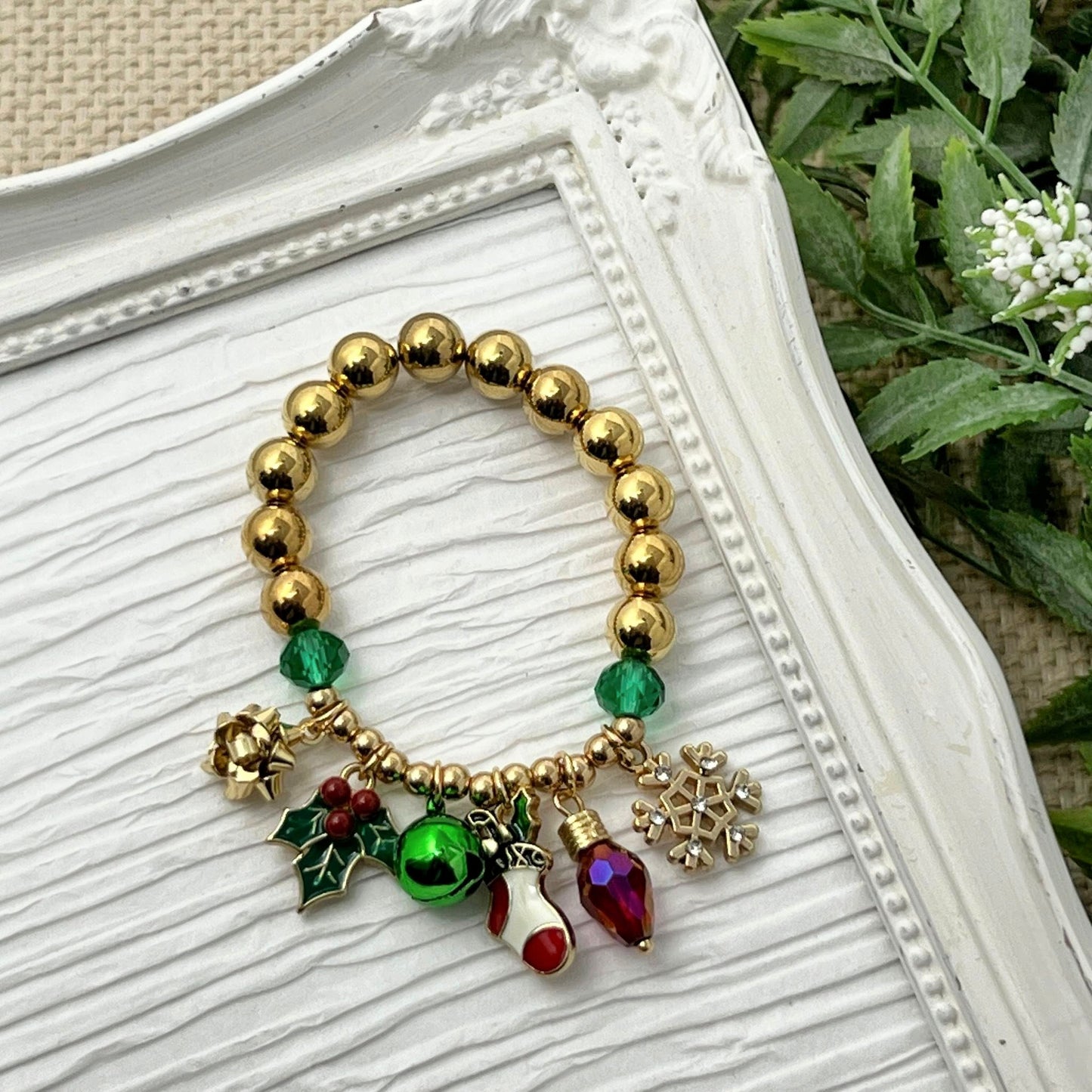 Multi Charm Snowflake Bracelet