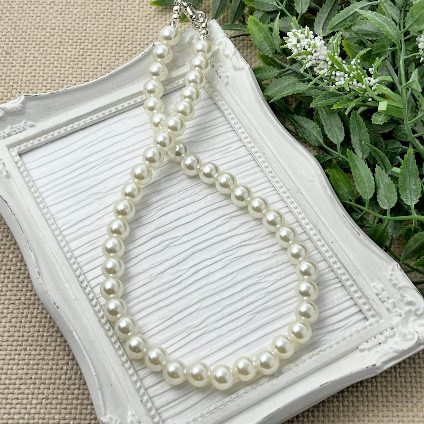 10mm Ivory Pearl Necklace