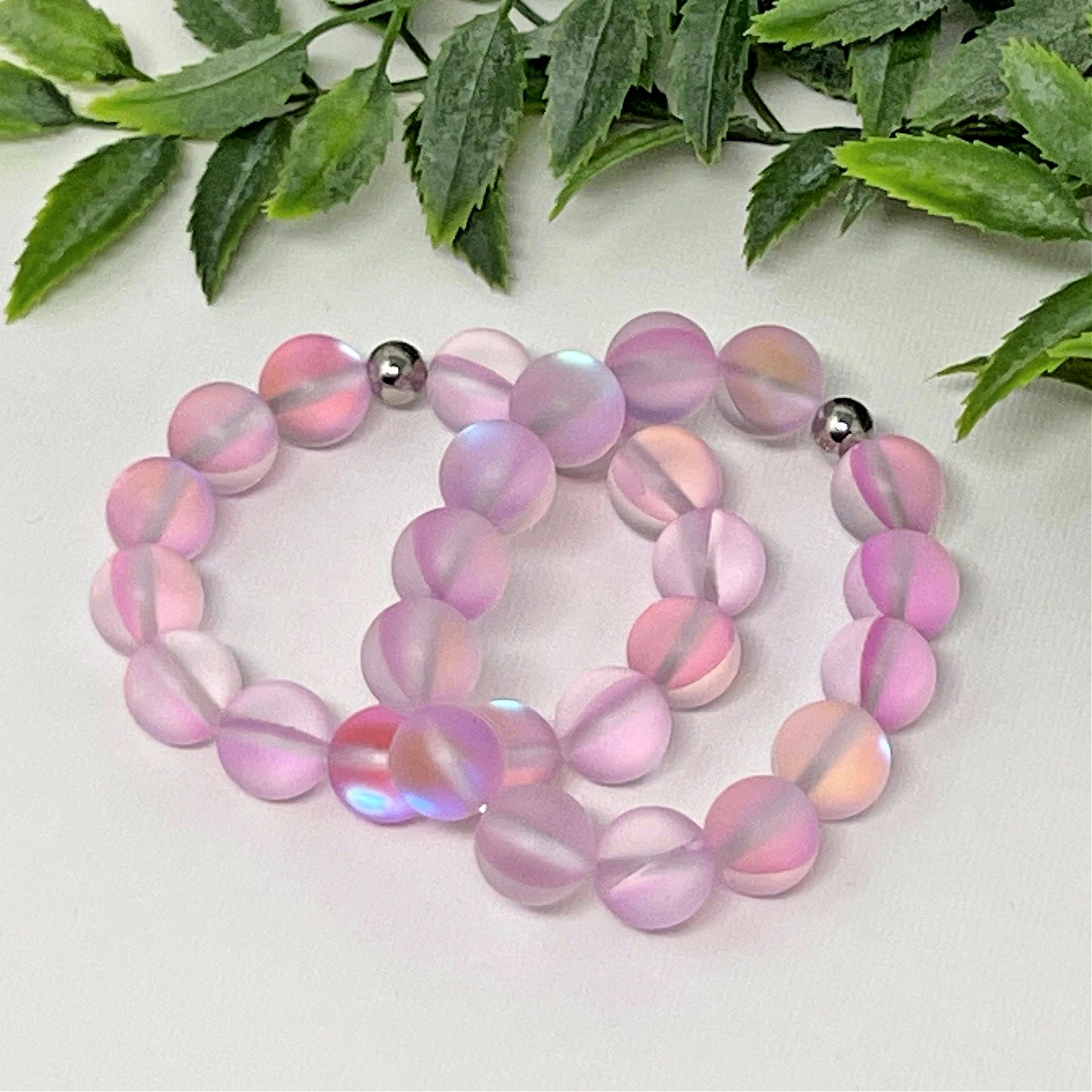 10mm Lavender Moonstone Bracelet
