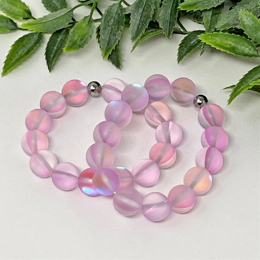 10mm Lavender Moonstone Bracelet