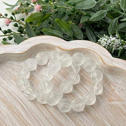 White frost Fluted Bracelet