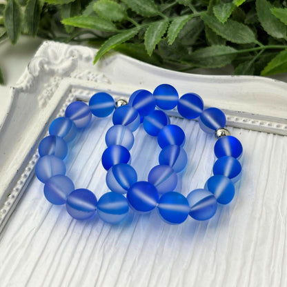 10mm Royal Blue Moonstone Bracelet