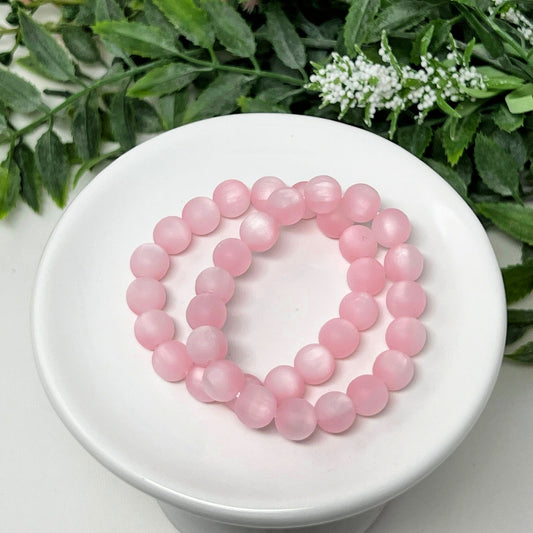 8mm Blush Shell Bracelet