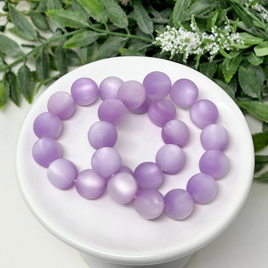 12mm Lavender Tide Bracelet