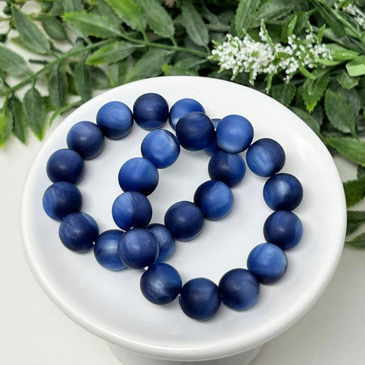 12mm Deep Tide Blue Bracelet