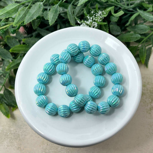 Bluebell Fluted Stretch Bracelet
