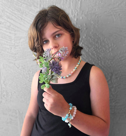 Light Blue Butterfly Bracelet