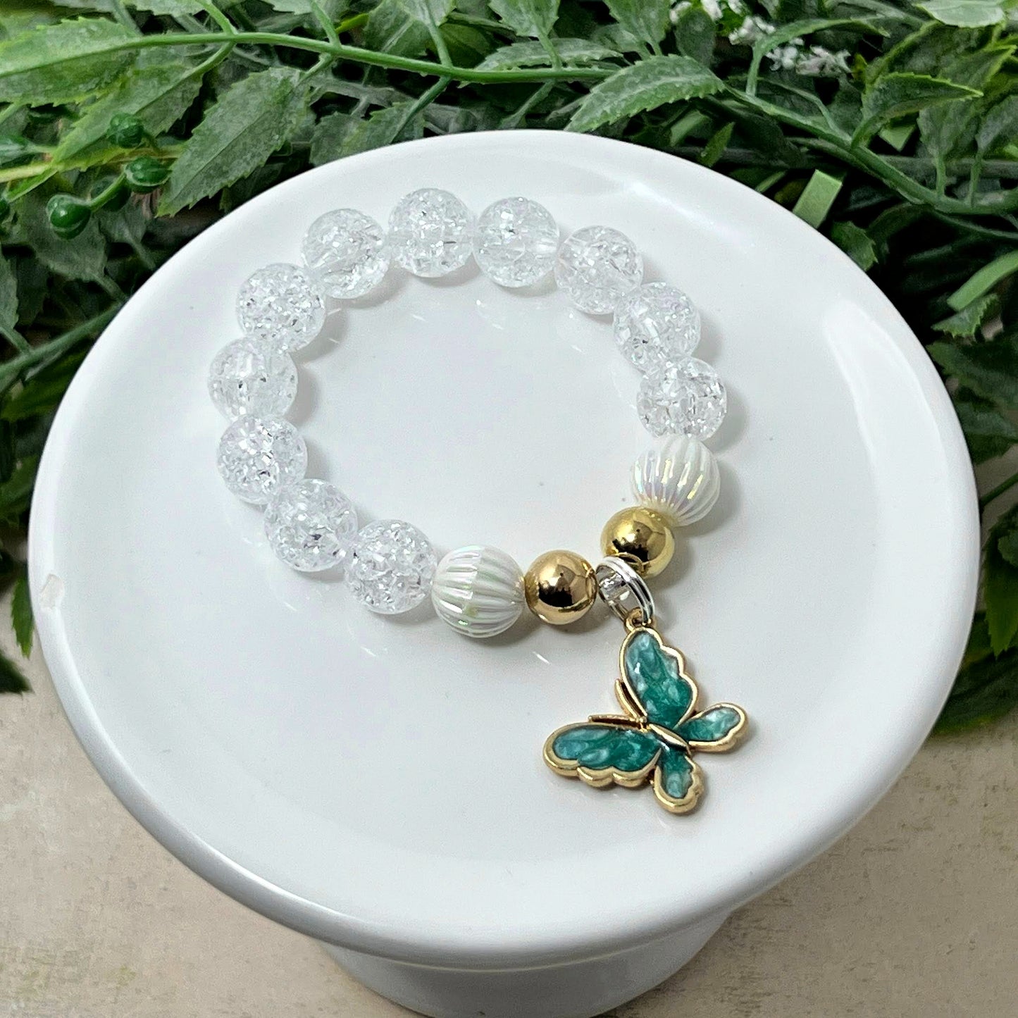 Green Butterfly Bracelet