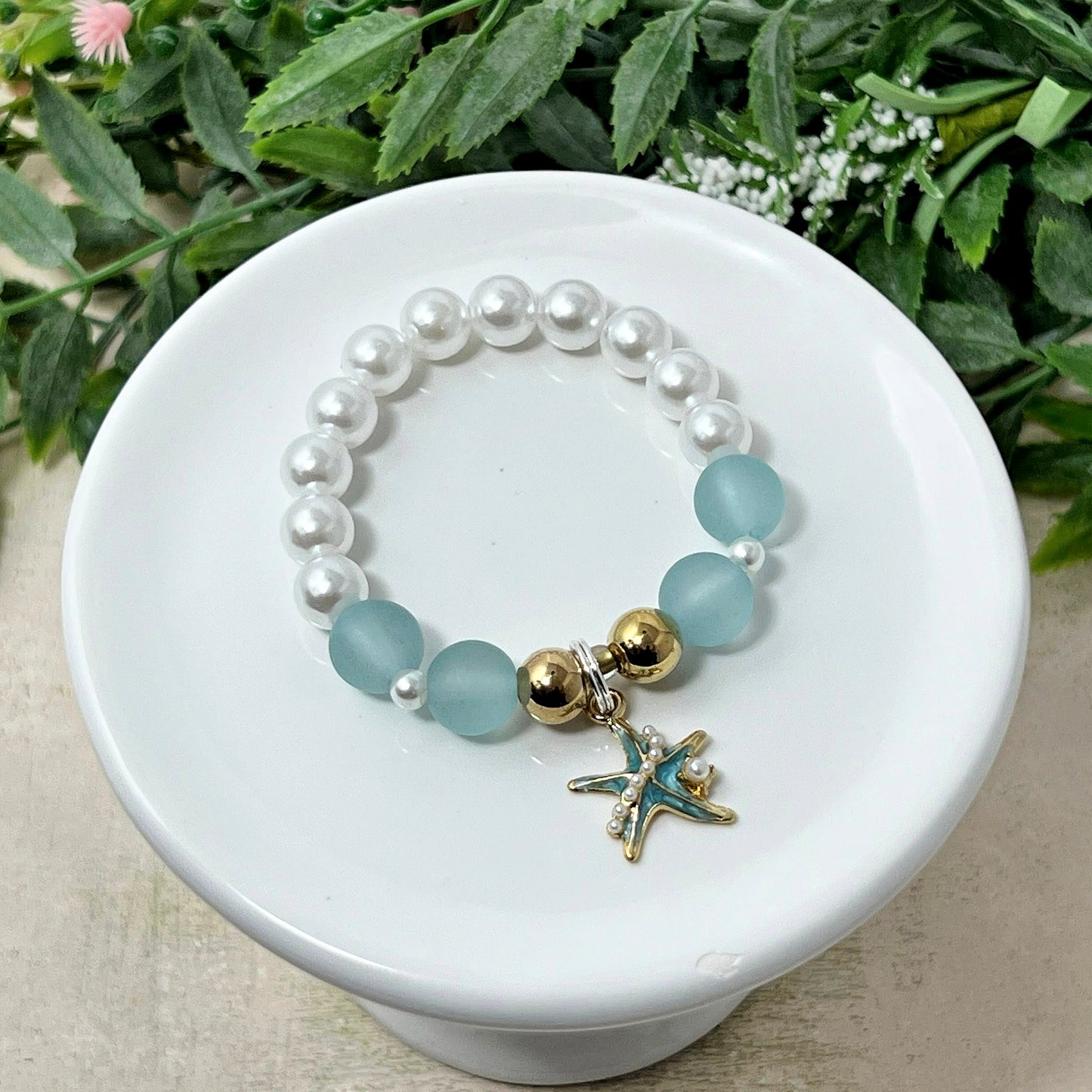 Blue Starfish Bracelet