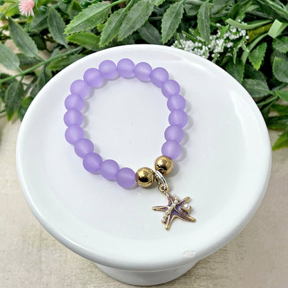 Purple Starfish Bracelet