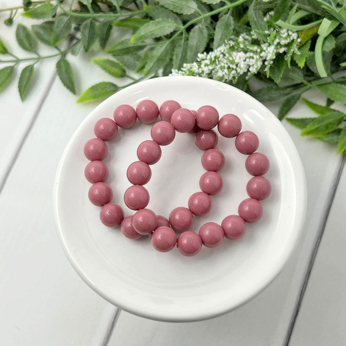 10mm Muted Rose Solid Bracelet