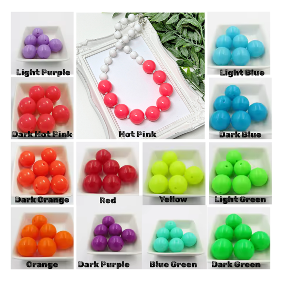Neon Solid Not-so-chunky Necklace