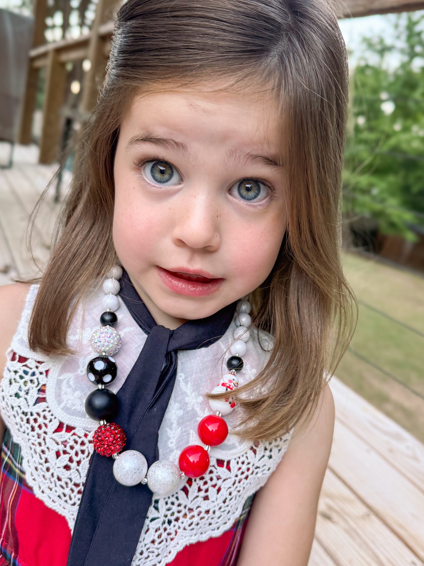 Snowman Not-so-chunky Necklace